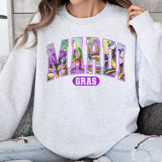 Mardi Gras Block Letters