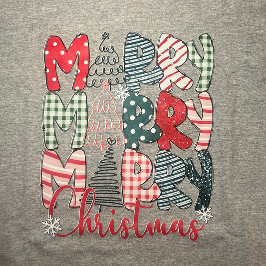 Merry Merry Merry Christmas, Size Large